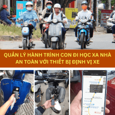 Quản Lý Hành Trình Con Đi Học Xa Nhà An Toàn Với Thiết Bị Định Vị Xe